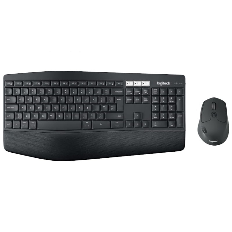 Teclado de membrana sem fio espanhol Logitech MK850 Performance + Rato sem fio – 1000 DPI