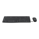 Logitech MK295 Silent Wireless teclado RF + Rato sem fio – 1000 DPI