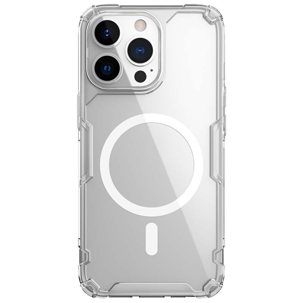 Nillkin Capa de Silicone Magnetic Nature Pro iPhone 13 Pro Transparente
