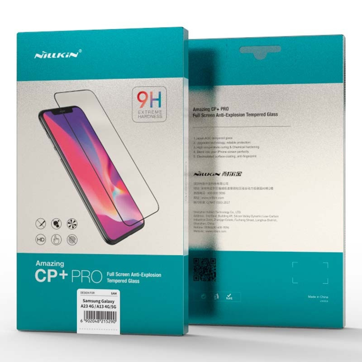 Nillkin Protetor de vidro temperado CP+ Pro Samsung Galaxy A13 A135 / A23 A235