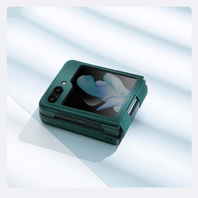 Nillkin Capa de polipele Qin Samsung Galaxy Z Flip5 5G