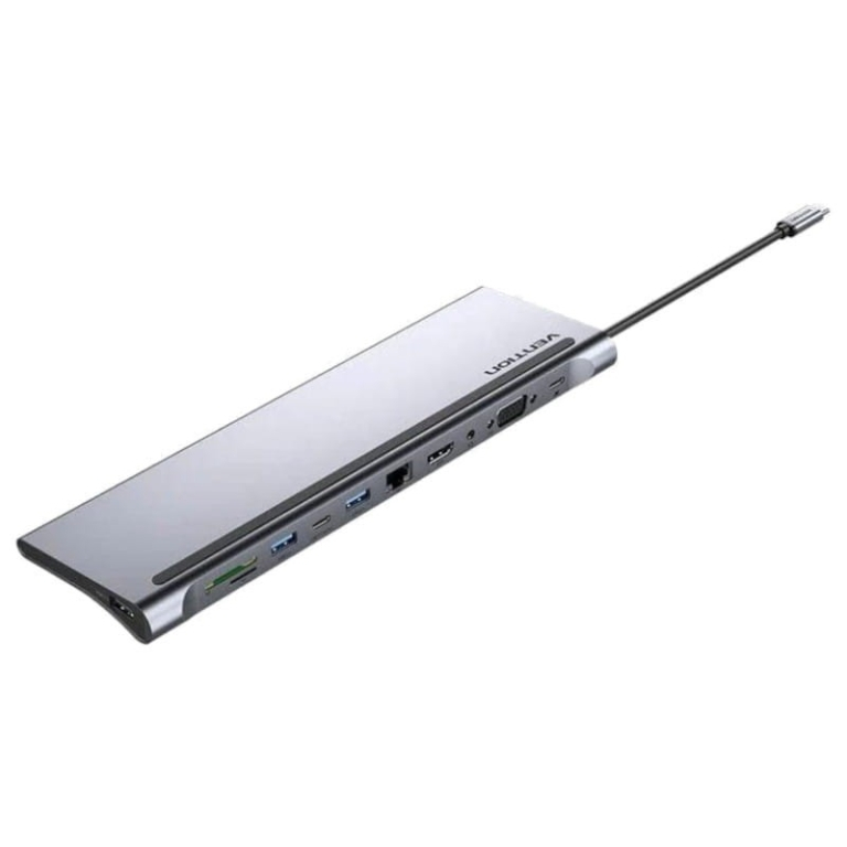 Vention TTHHC USB Type-C para USB Type C/VGA/HDMI/USB 2.0 – Hub USB