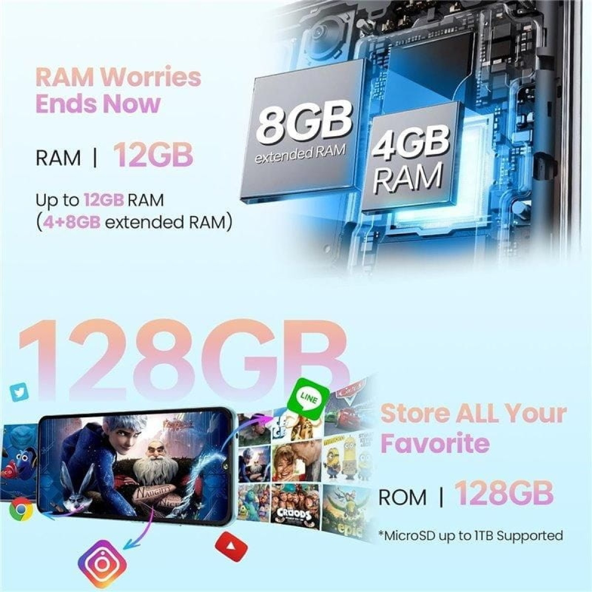 Cubot A10 4GB/128GB Preto