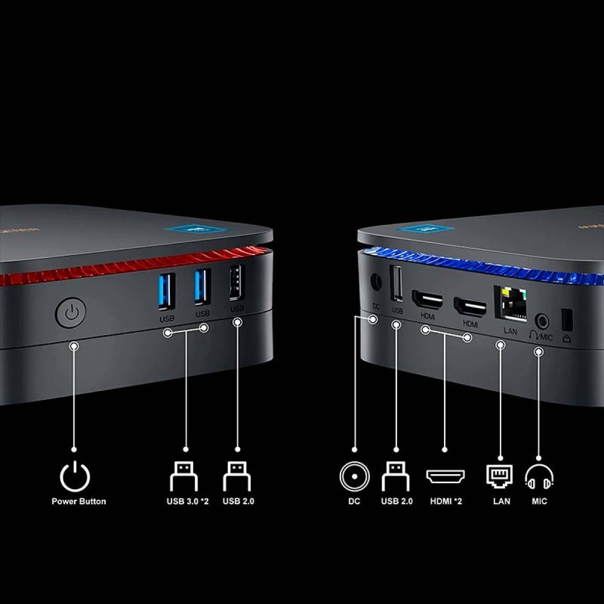 Blackview MP60 Intel N5095 16GB/1TB SDD/W11 Pro – Mini PC