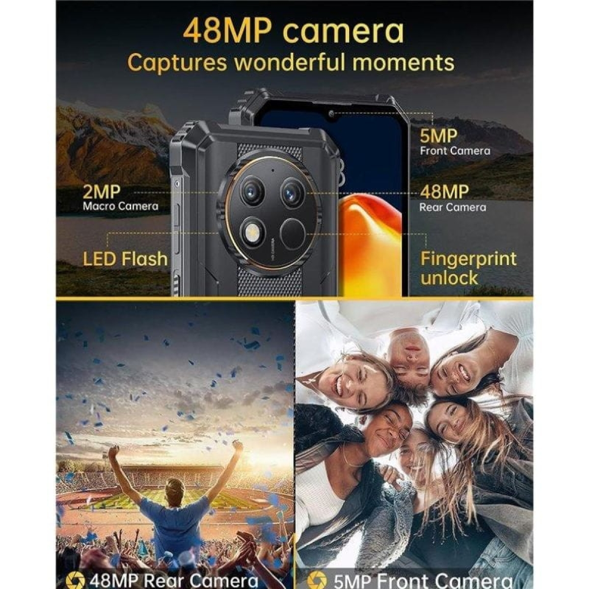 Oukitel WP28E 4GB/64GB Preto