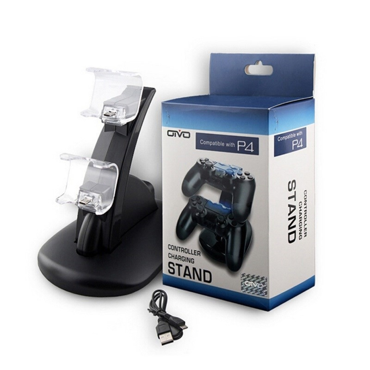 OIVO Base de carregamento Comando Sony PS4 IV-P4002SD