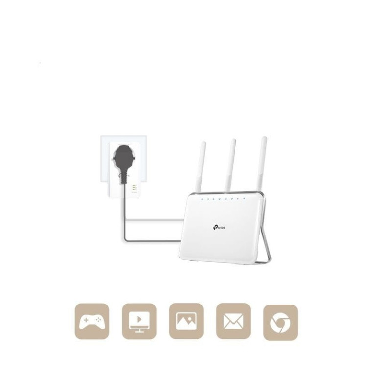 TP-Link PowerLine TL-PA7017P KIT Adaptador de Rede WiFi Ethernet