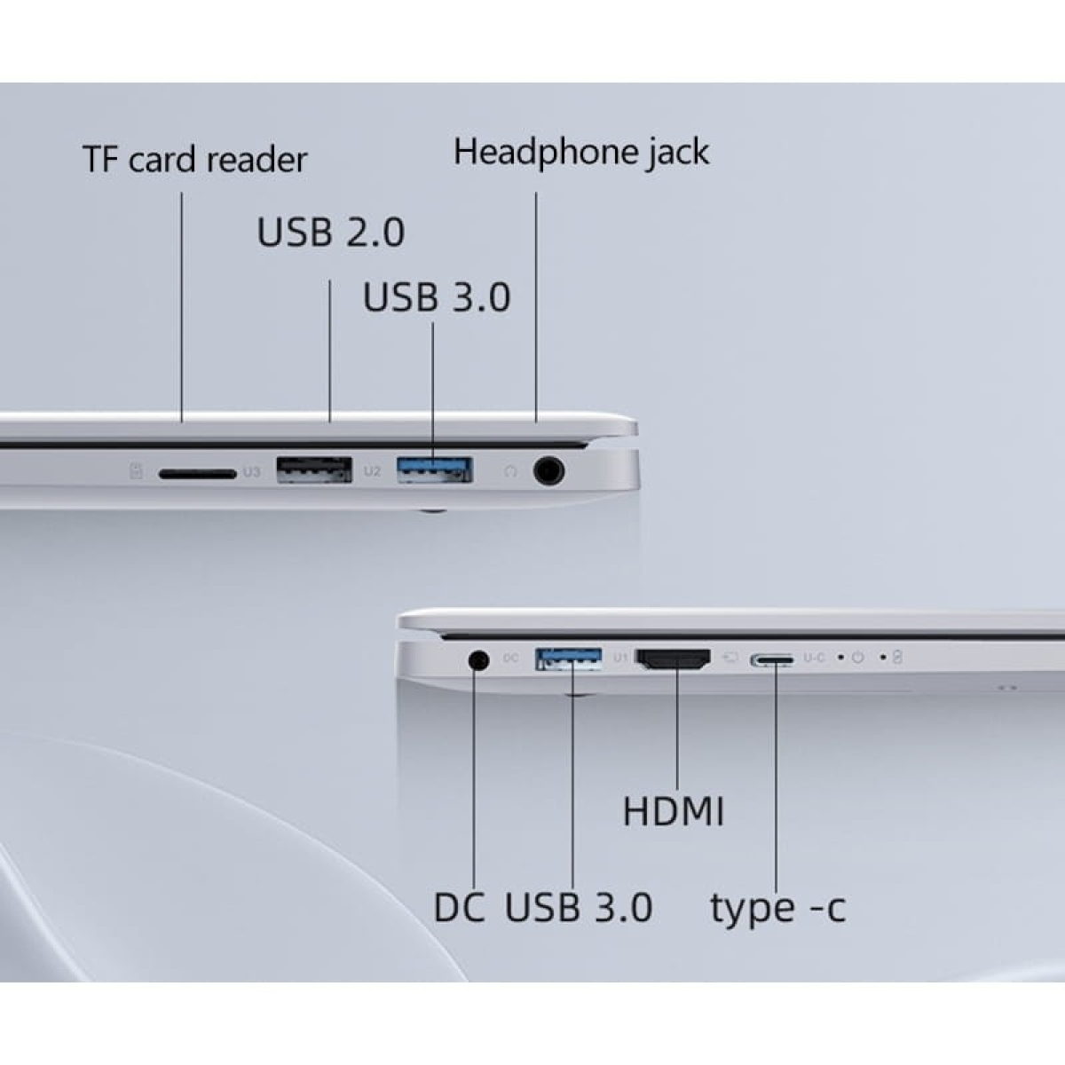 Jumper EZbook S5 Pro Intel N5095 16GB/512GB Windows 11 – Portátil de 14