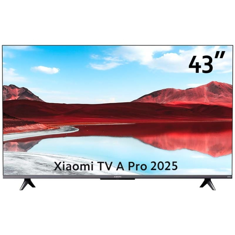 Xiaomi TV A Pro 43″ 2025 QLED 4K UHD Dolby Audio com Google TV