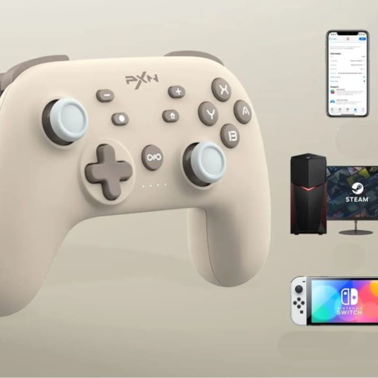 Controlador PXN-P50 Bluetooth Marrom – Controlador Nintendo Switch/PC