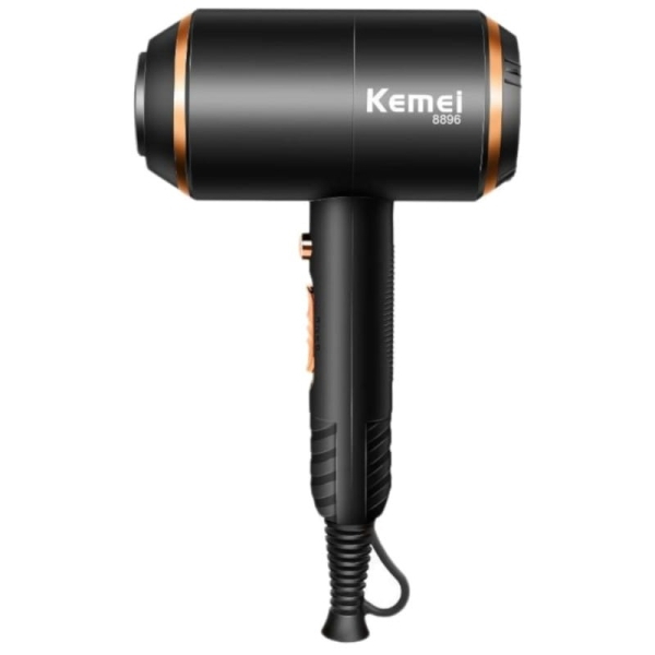 Secador de Cabelo Kemei KM-8896 SuperPower 4000W 4 em 1/Dourado