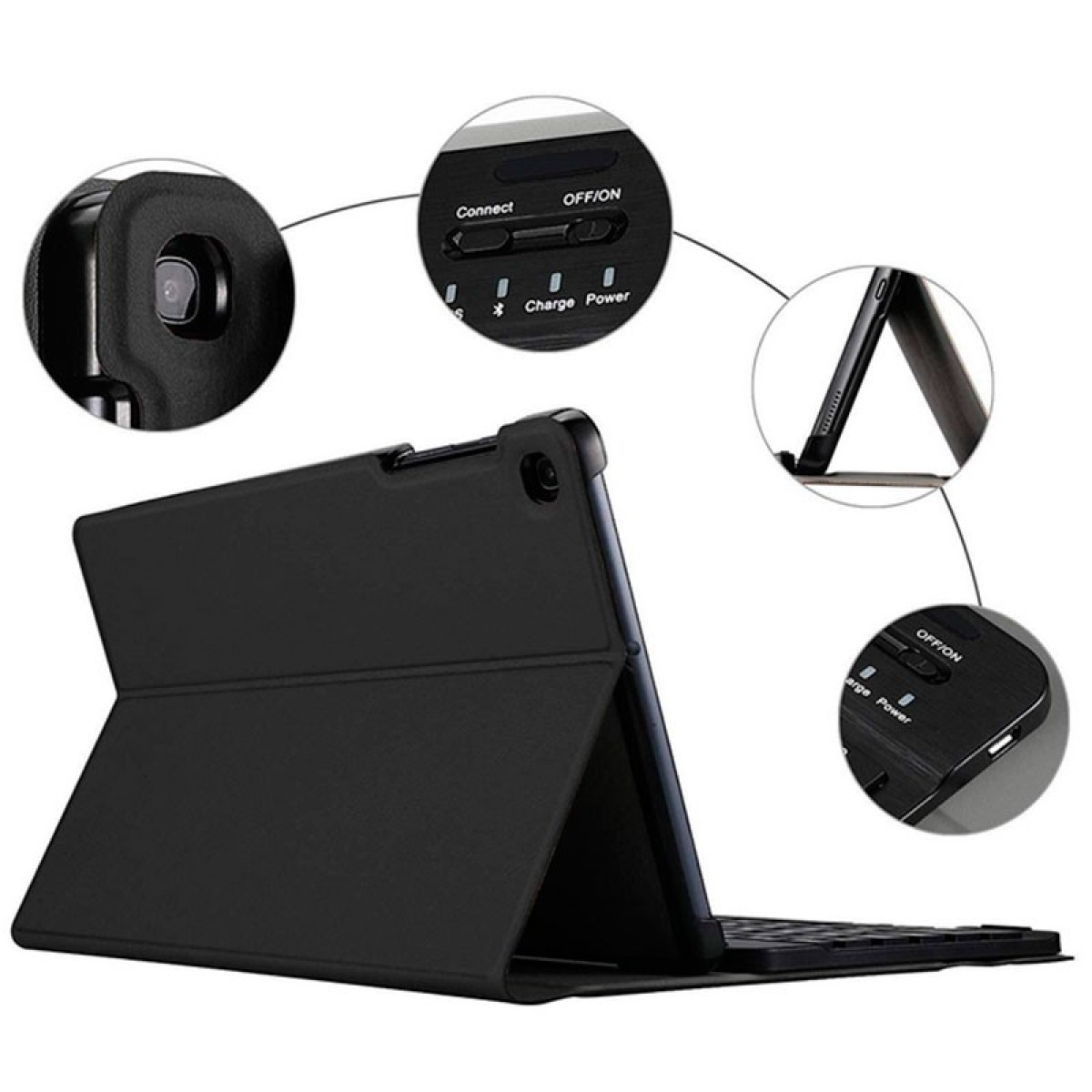 Capa com Teclado Samsung Galaxy Tab A 2019 T510 / T515