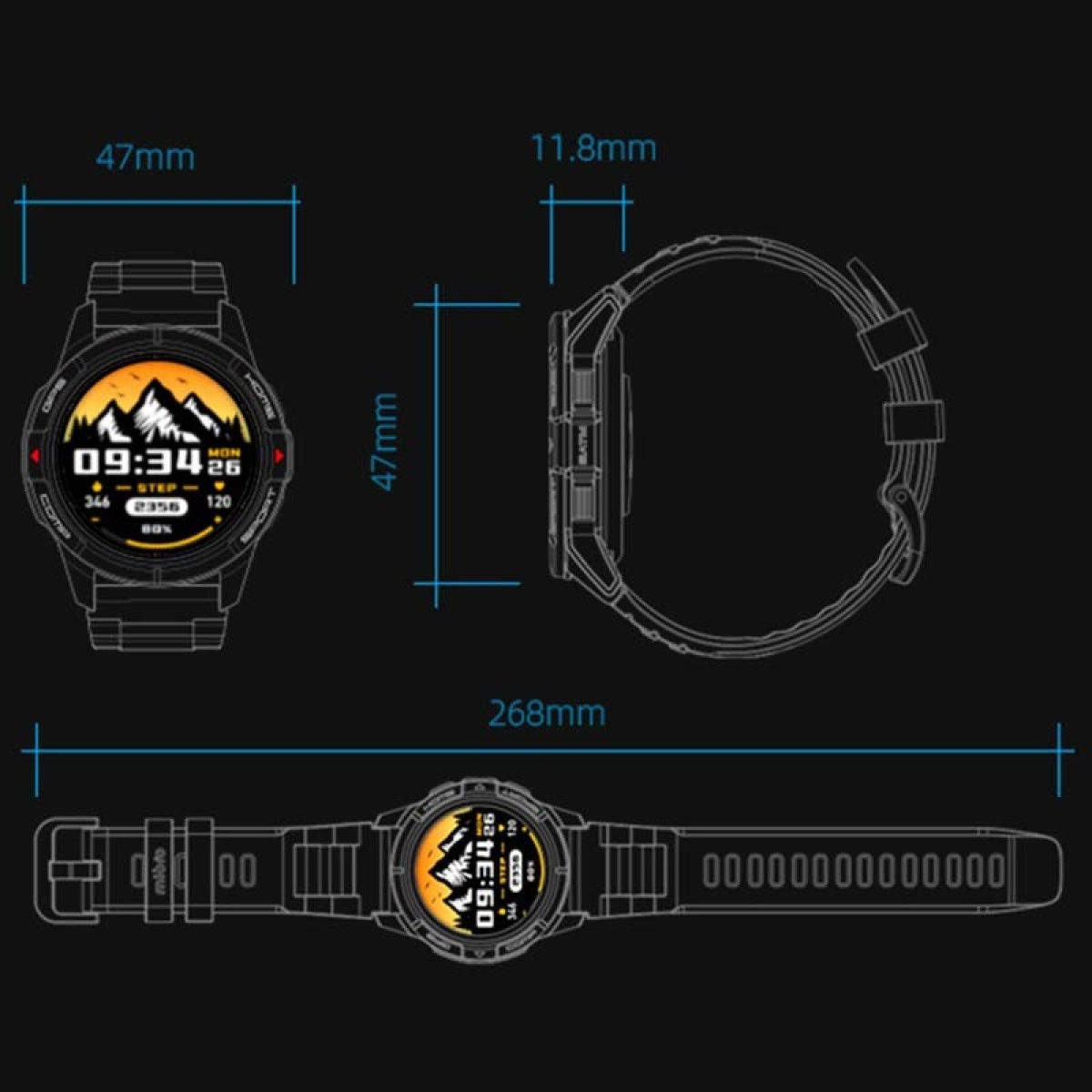 Mibro Watch GS Active com GPS