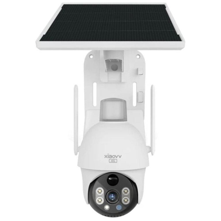 Xiaovv P15S 3 MP Full HD 4G/LTE Visão Nocturna Painel Solar – Câmara segurança para Exterior