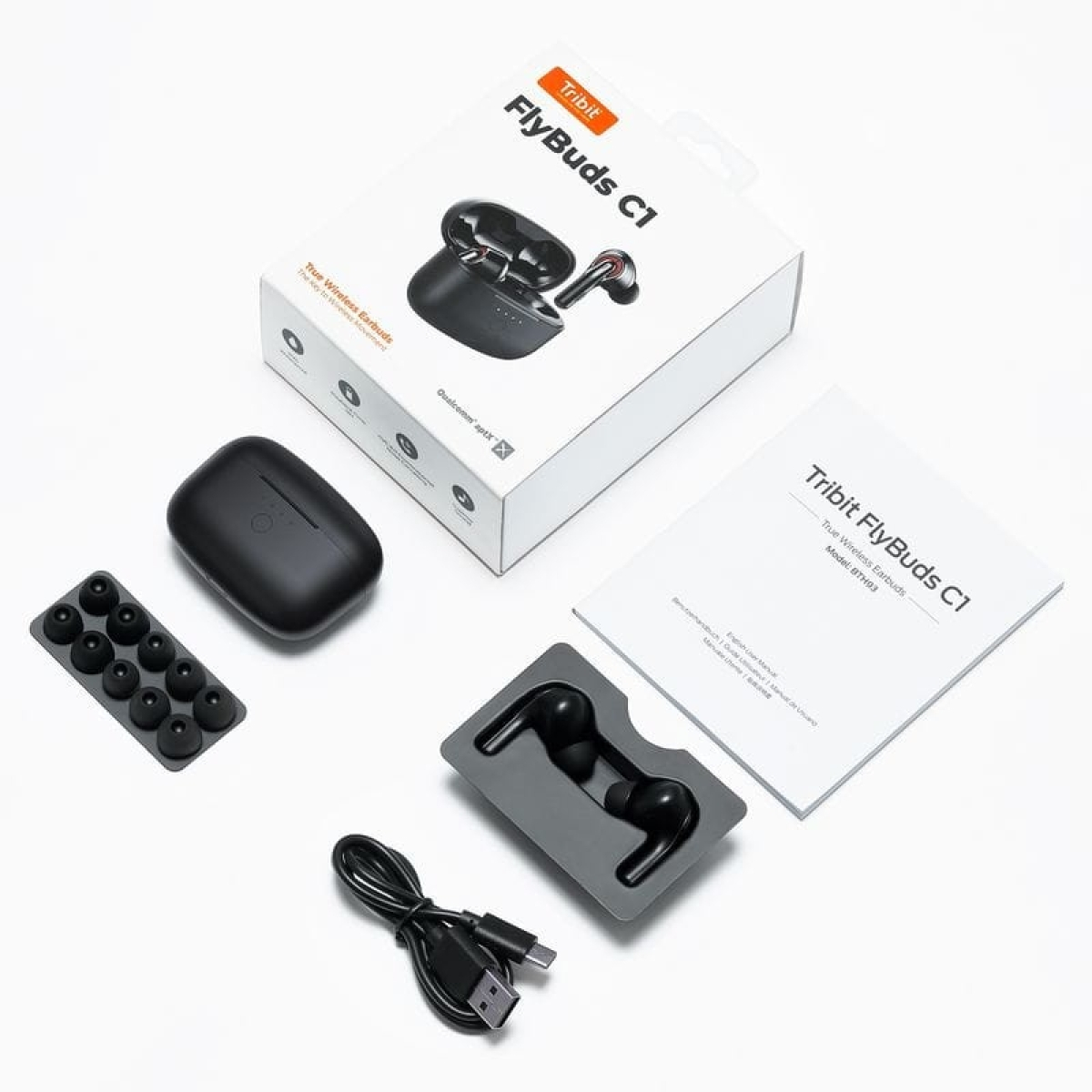 Tribit FlyBuds C1 – Auriculares Bluetooth