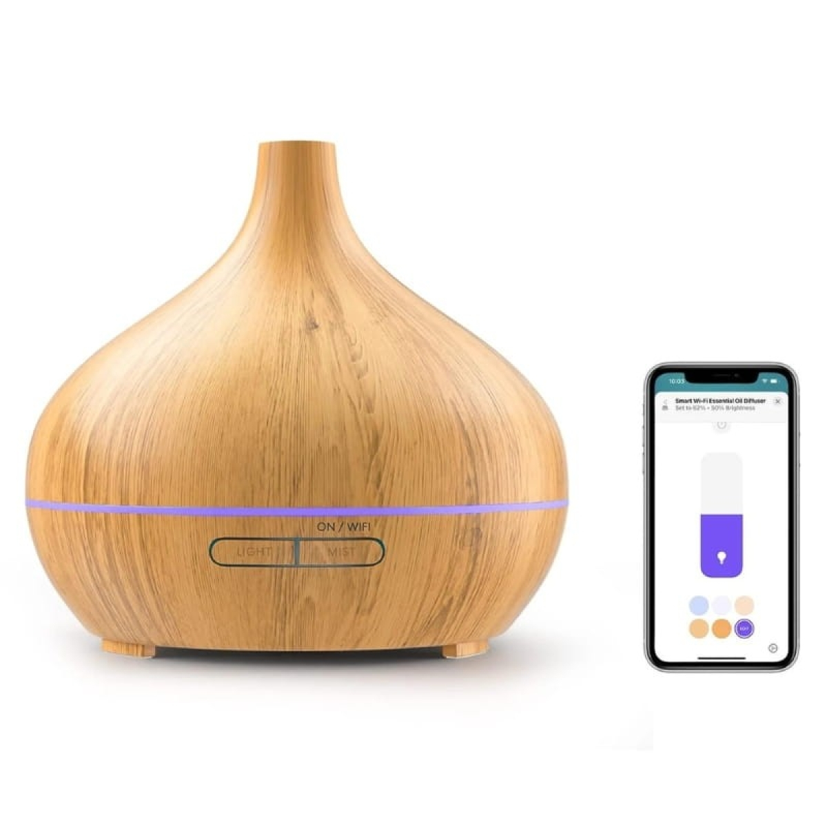 Meross MOD150HK Madeira – Humidificador inteligente