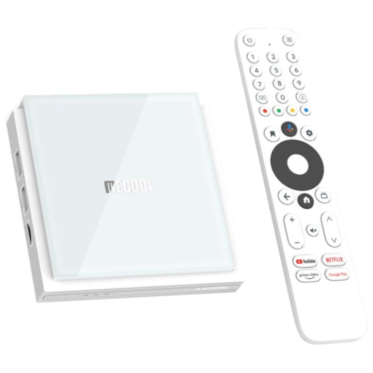 Mecool KM2 Plus Deluxe 4GB/32GB Certificado Netflix Android 11 Blanc – Android TV