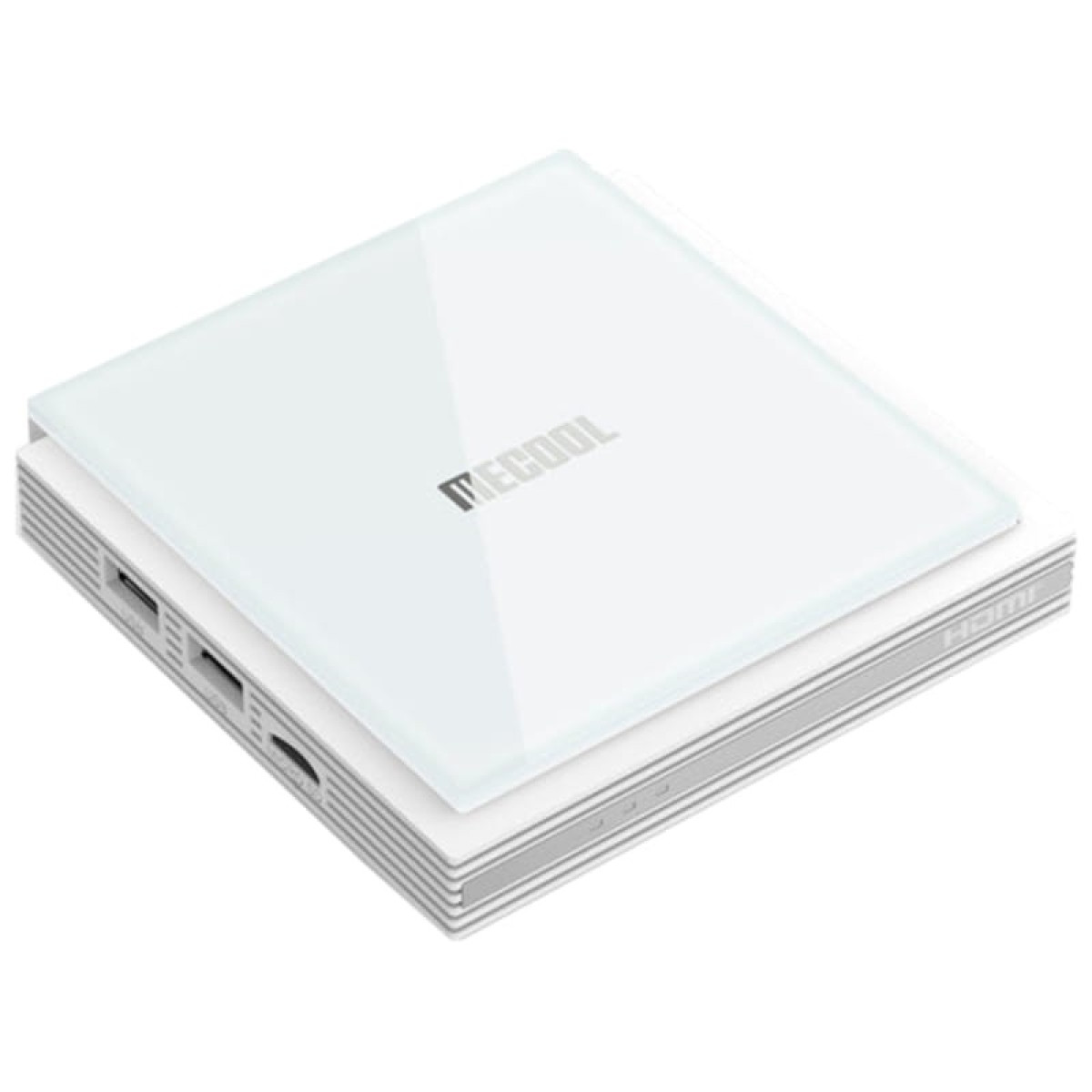 Mecool KM2 Plus Deluxe 4GB/32GB Certificado Netflix Android 11 Blanc – Android TV