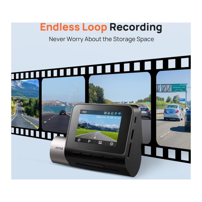 70Mai Kit Dash Cam A510 + Câmara Traseira 70mai RC06 - Câmara para automóvel