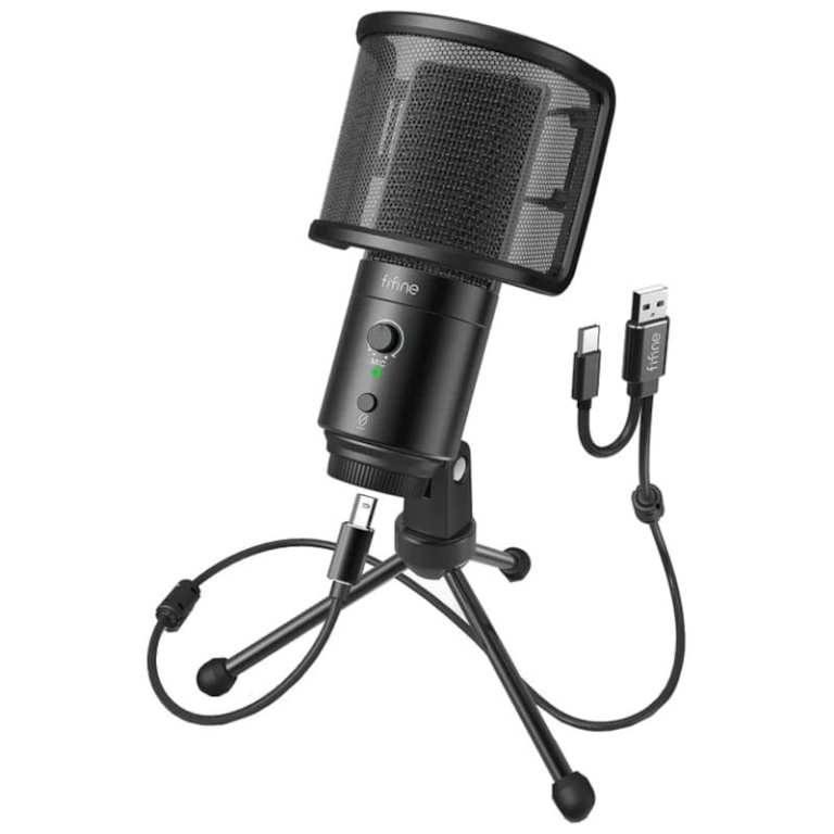 Fifine K683A Microfone USB e Celular