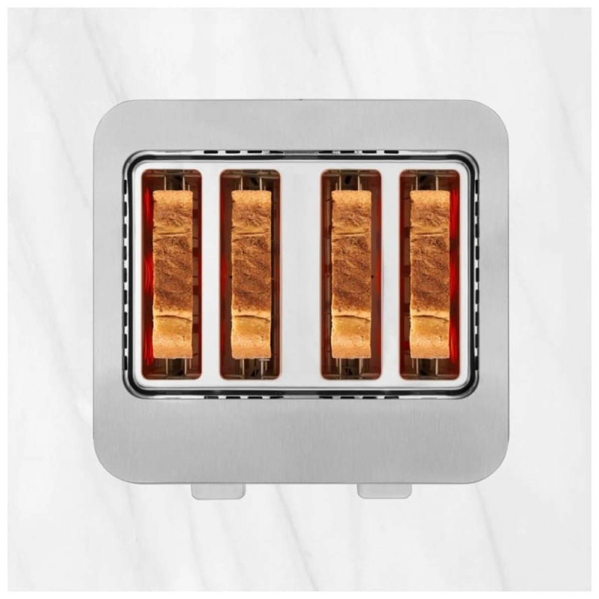 Ufesa Quartet Delux 4 ranhuras 7 níveis LCD Aço inoxidável – Torradeira digital