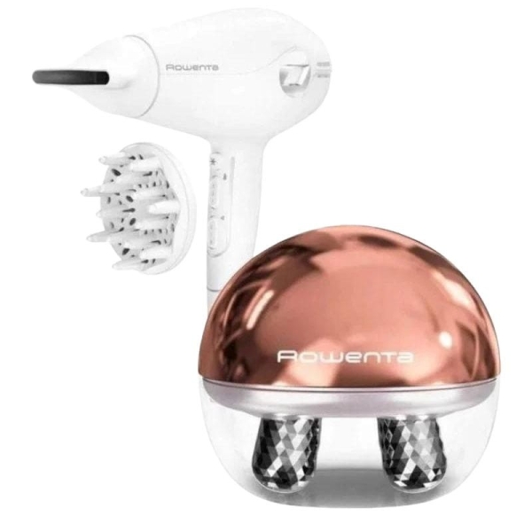 Secador de cabelo + Massajador facial Rowenta CV6602ES 2400W