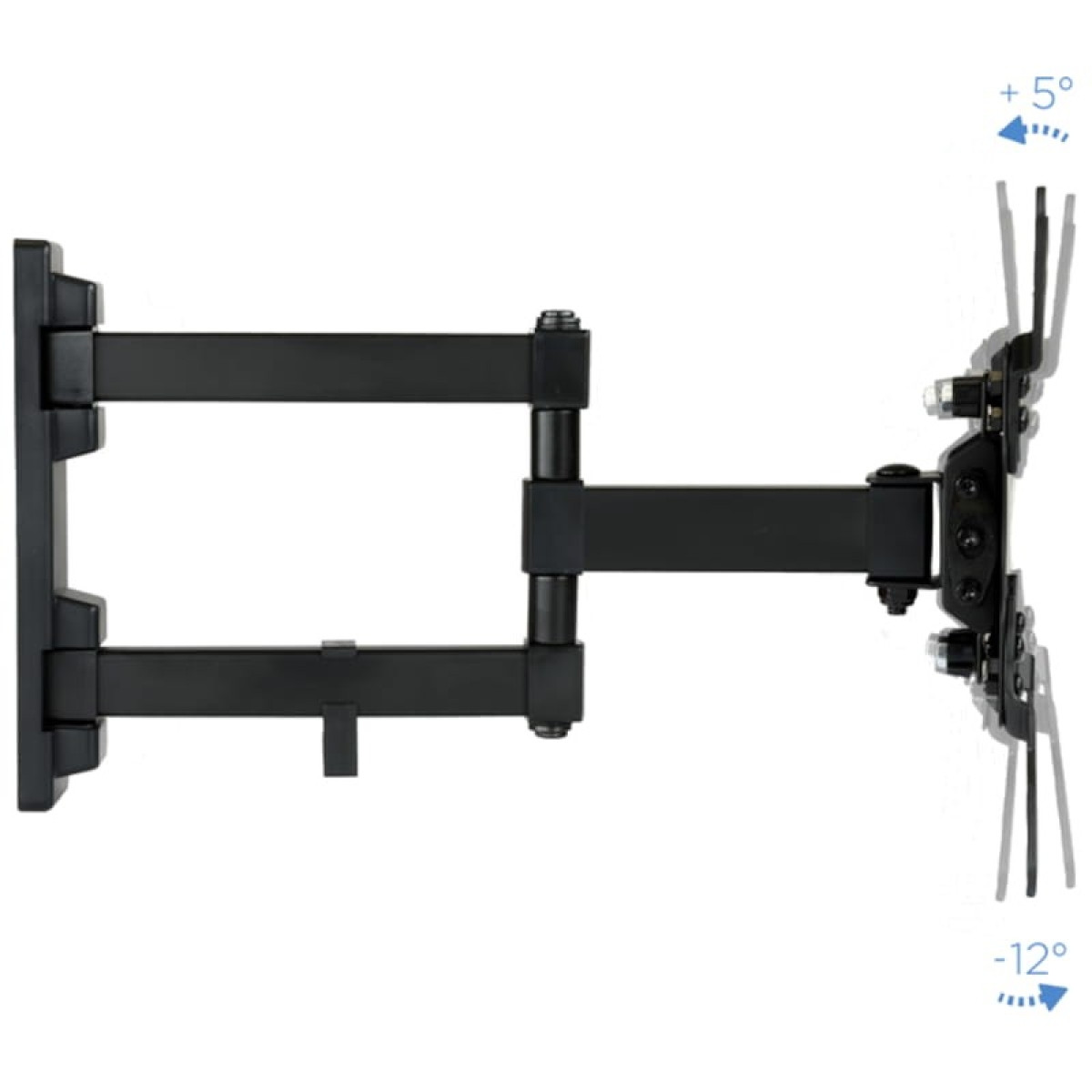 TooQ LP2142TNL-B giratório e inclinável 42″ VESA 200×200 mm – Suporte para TV