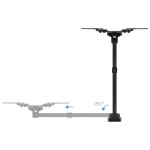 TooQ LP2142TNL-B giratório e inclinável 42″ VESA 200×200 mm – Suporte para TV