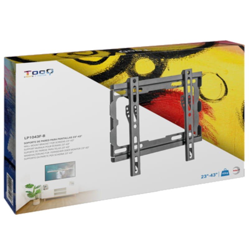 TooQ LP1043F-B Fixo 43″ VESA 200×200 mm – Suporte para TV