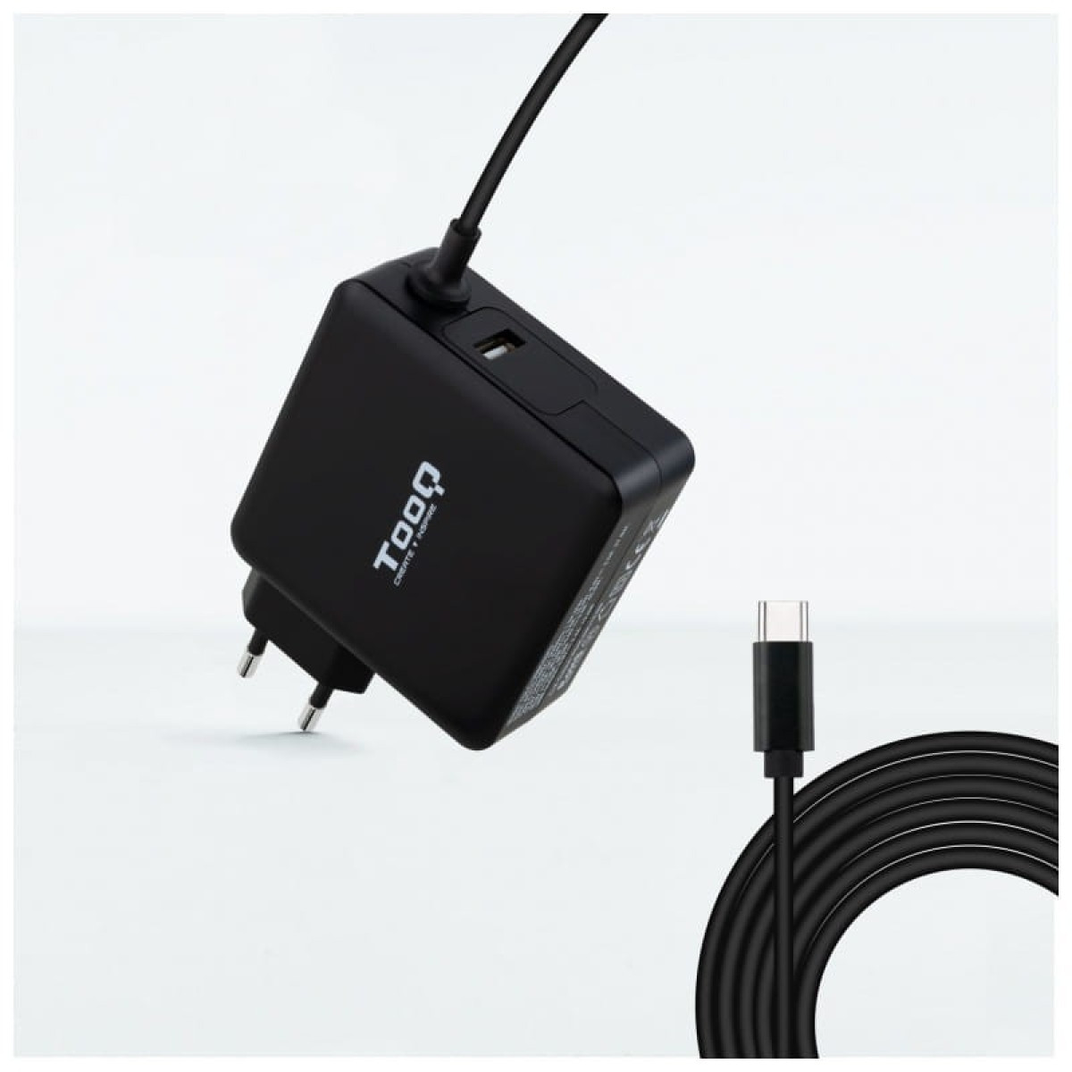 TooQ TQLC-USBC65PD 65W USB – Carregador Portátil