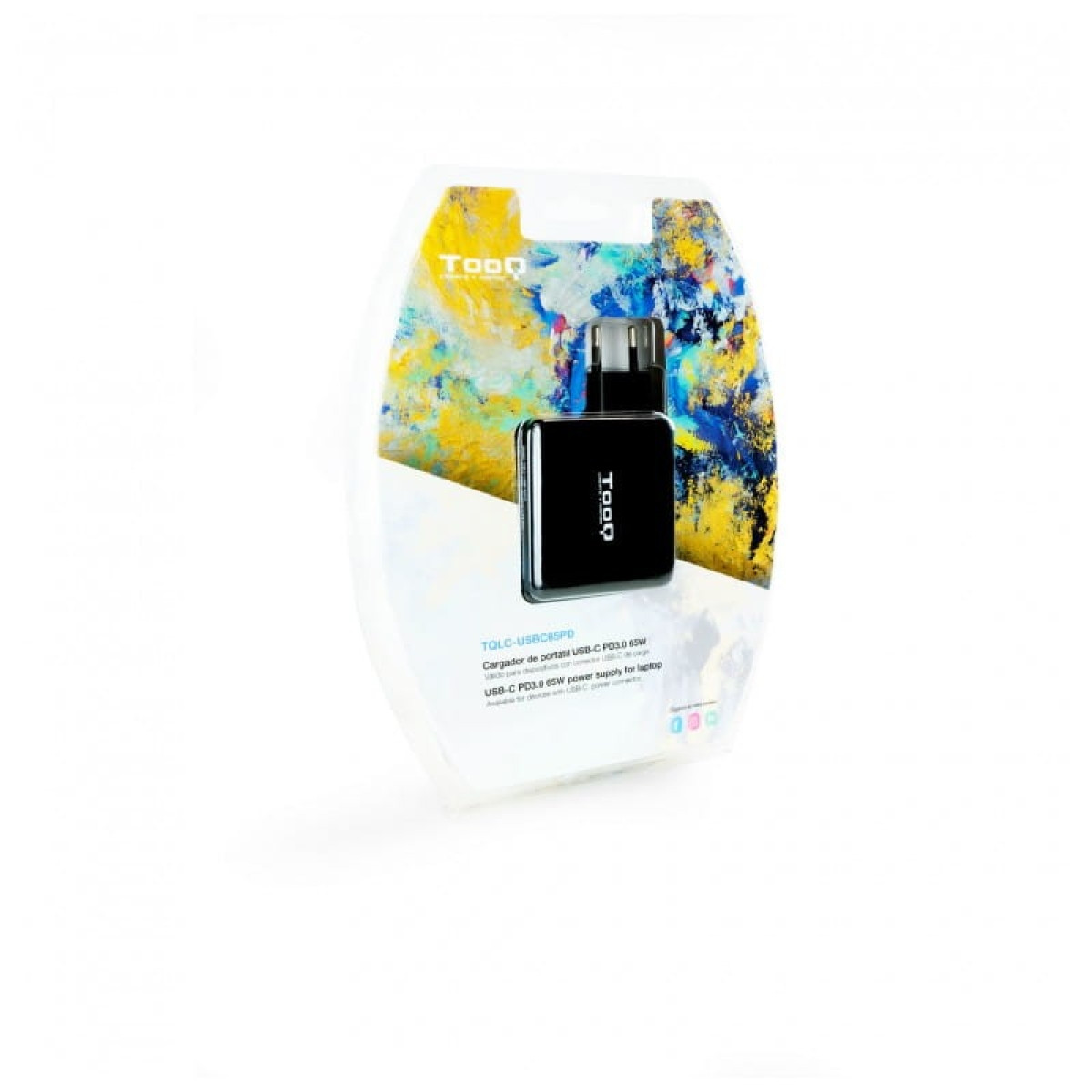 TooQ TQLC-USBC65PD 65W USB – Carregador Portátil