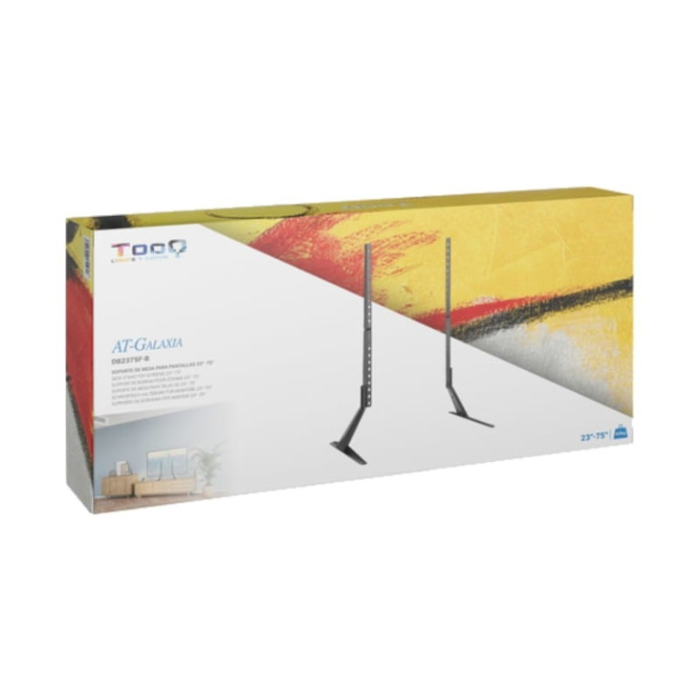 TooQ DB2375F-B Fixo 23”-75” VESA 800×400 mm – Suporte de mesa para TV