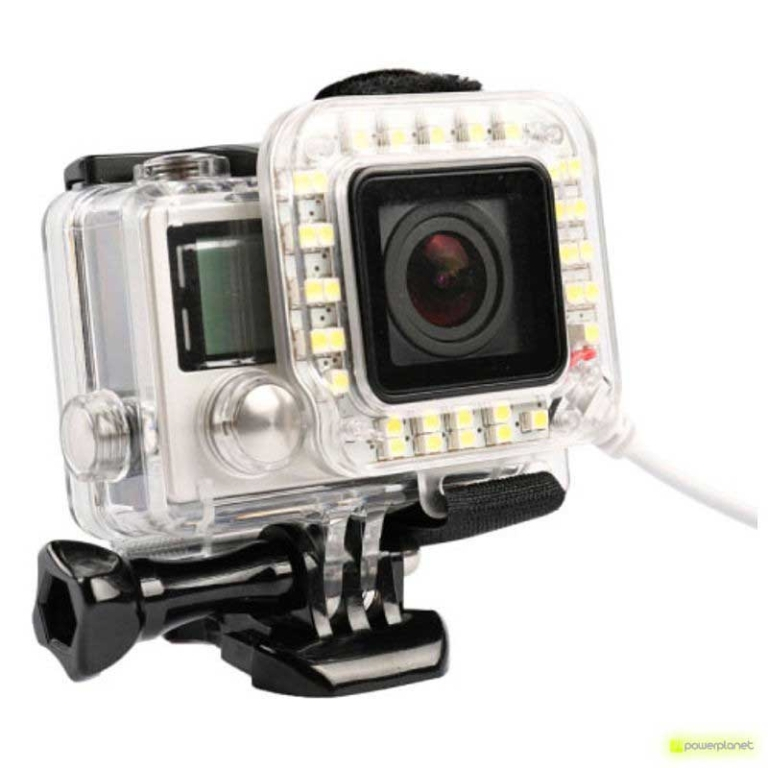 Lente com Luz GoPro Hero 3 +/ Gopro Hero 4