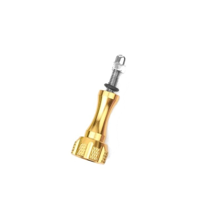 Set Parafusos de Alumínio CNC 1/4 – Acessório Câmara Desportiva Amarelo