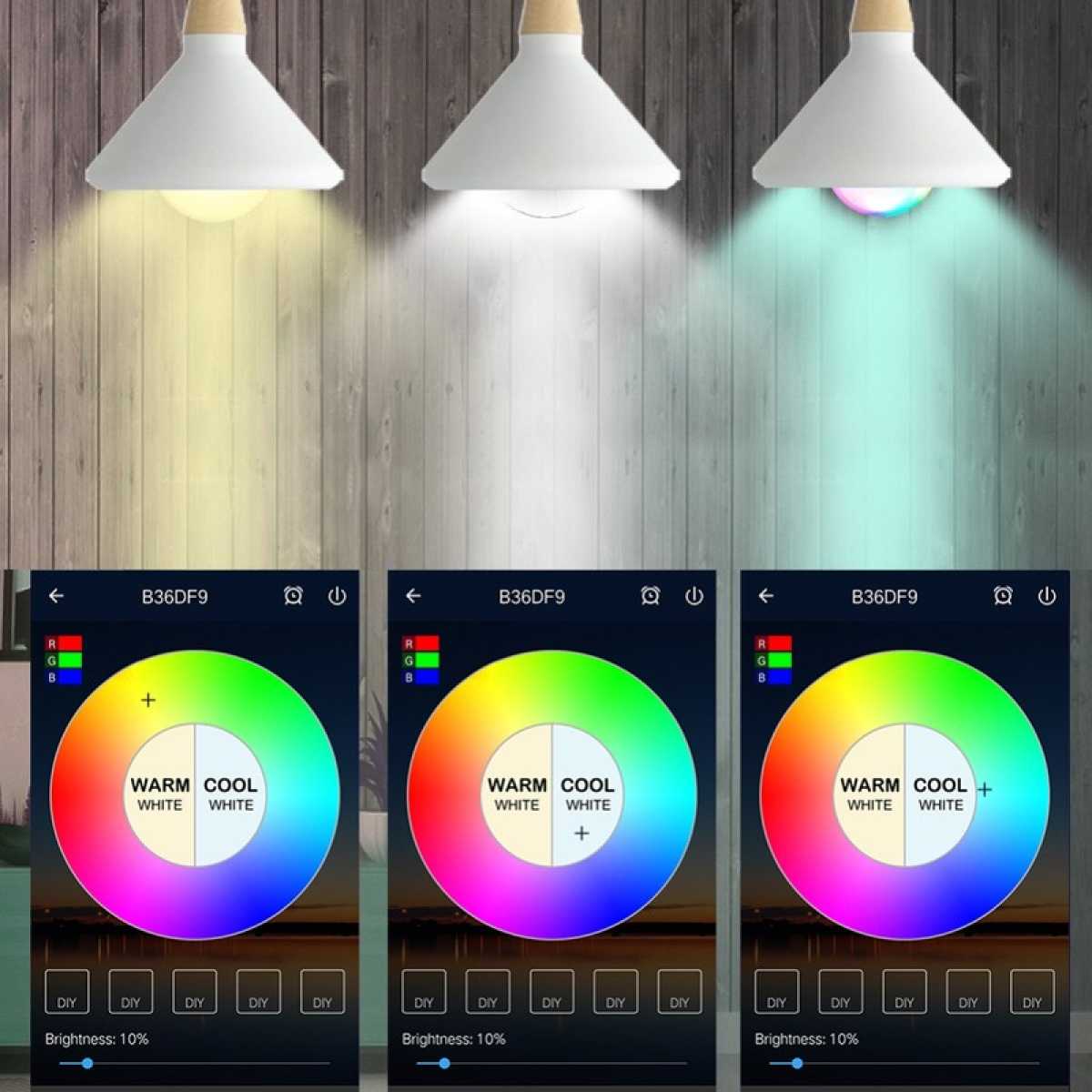 Lâmpada Inteligente Magic E27 10W RGB