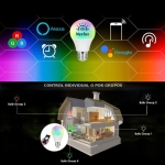 Lâmpada Inteligente Magic E27 10W RGB
