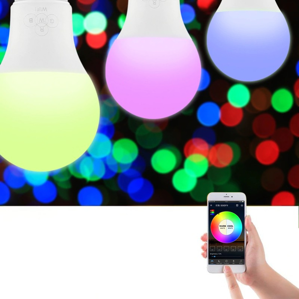 Lâmpada Inteligente Magic E27 10W RGB