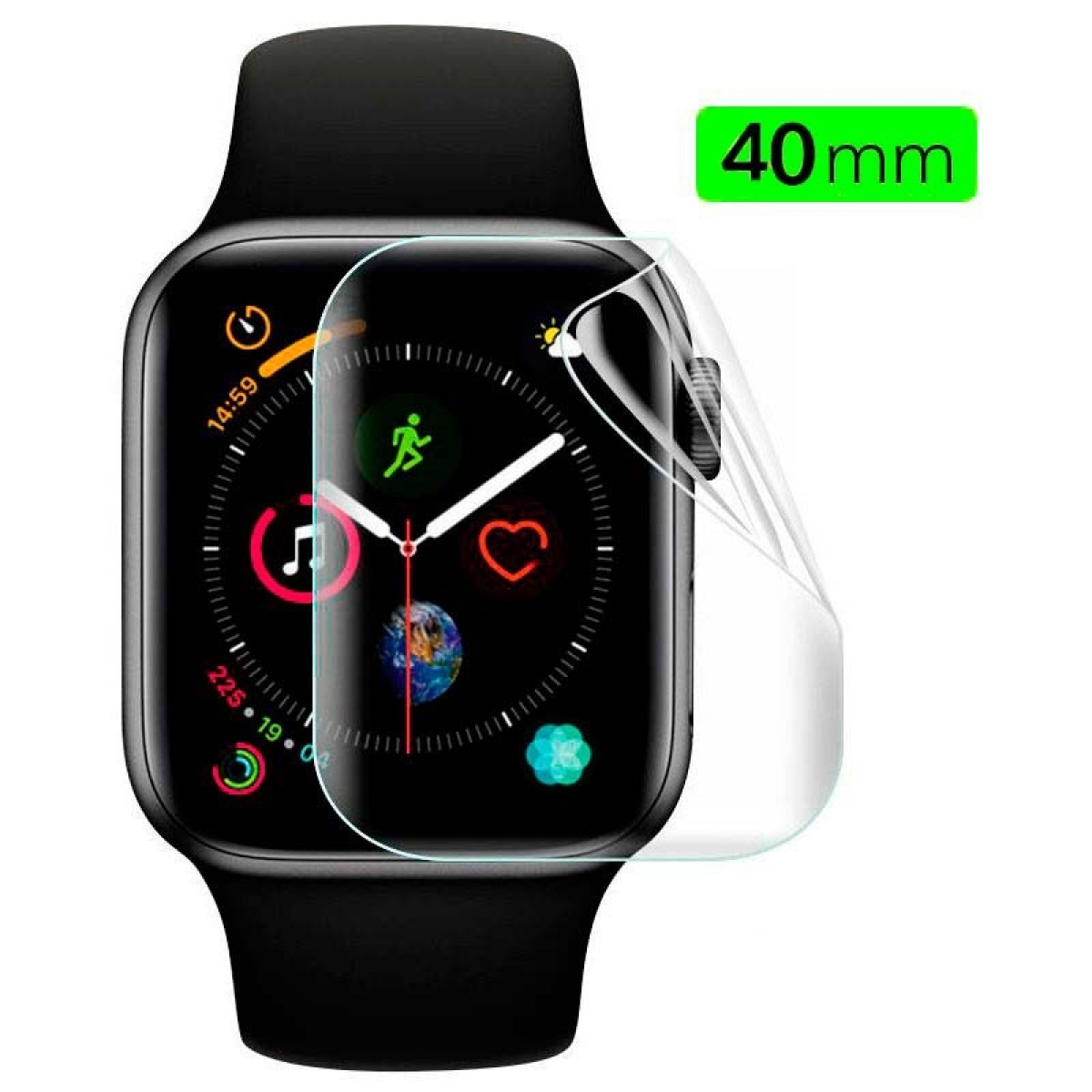 Protetor de Ecrã Apple Watch 40mm – Compatível com Apple Watch 4/5/6/SE