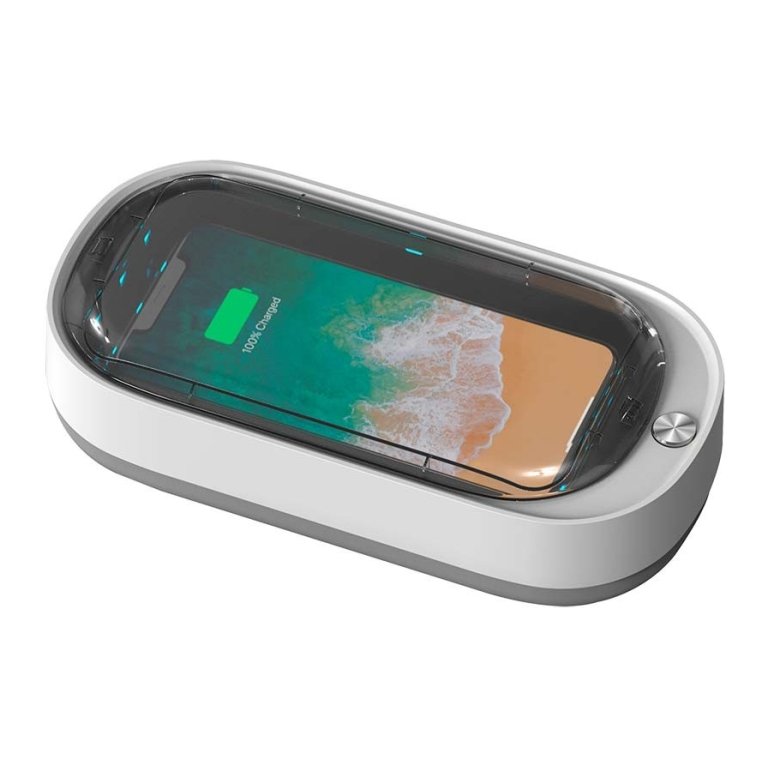 Esterilizador de Smartphone com Carregador Sem fio S100