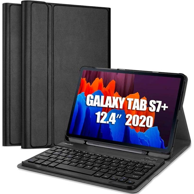 Capa com Teclado Samsung Galaxy Tab S7+/S8+/S7 FE