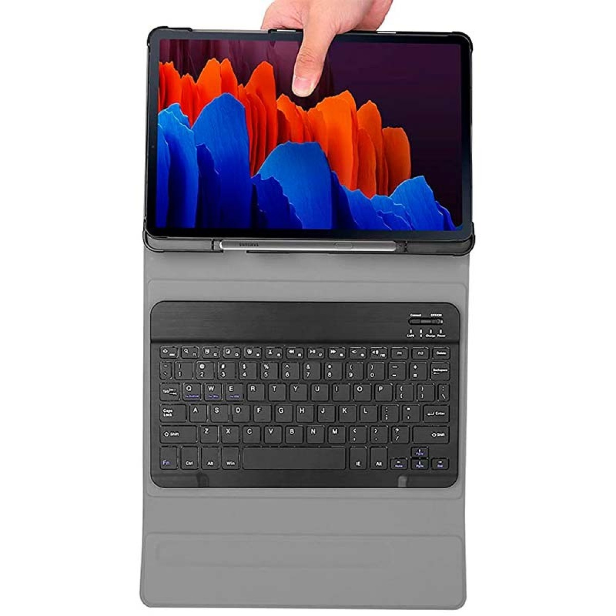 Capa com Teclado Samsung Galaxy Tab S7+/S8+/S7 FE