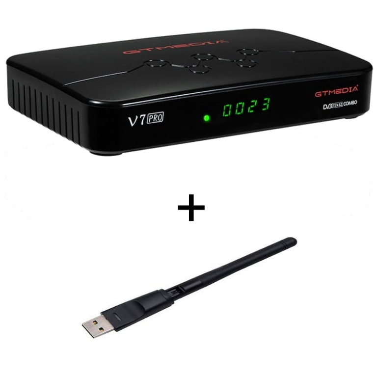GTMedia V7 PRO 1080p Wifi – Receptor de Satélite