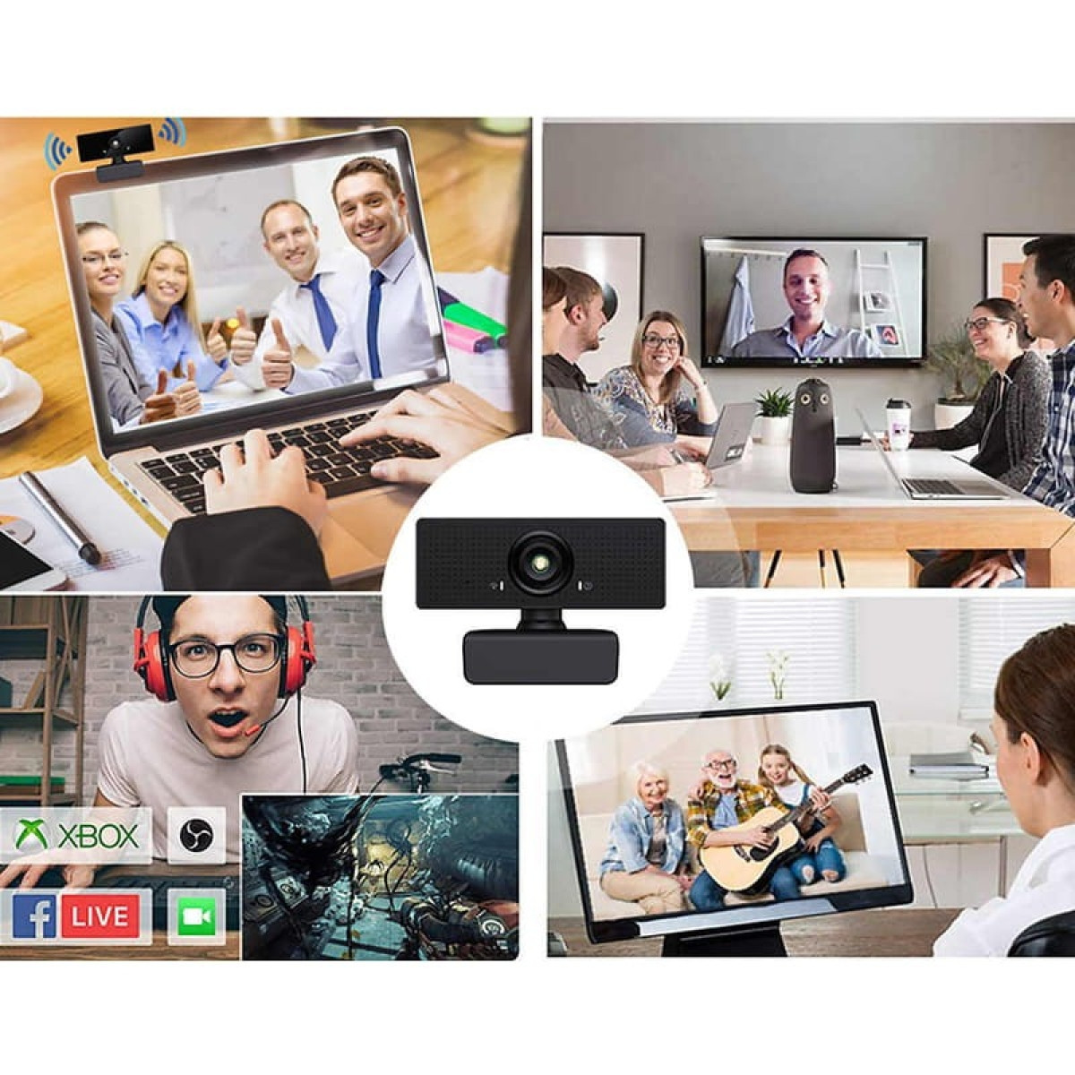 Webcam C60 2MP 1080p com microfone