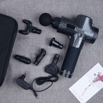 Pistola de Massagem Muscular 6 Cabeças 30 níveis