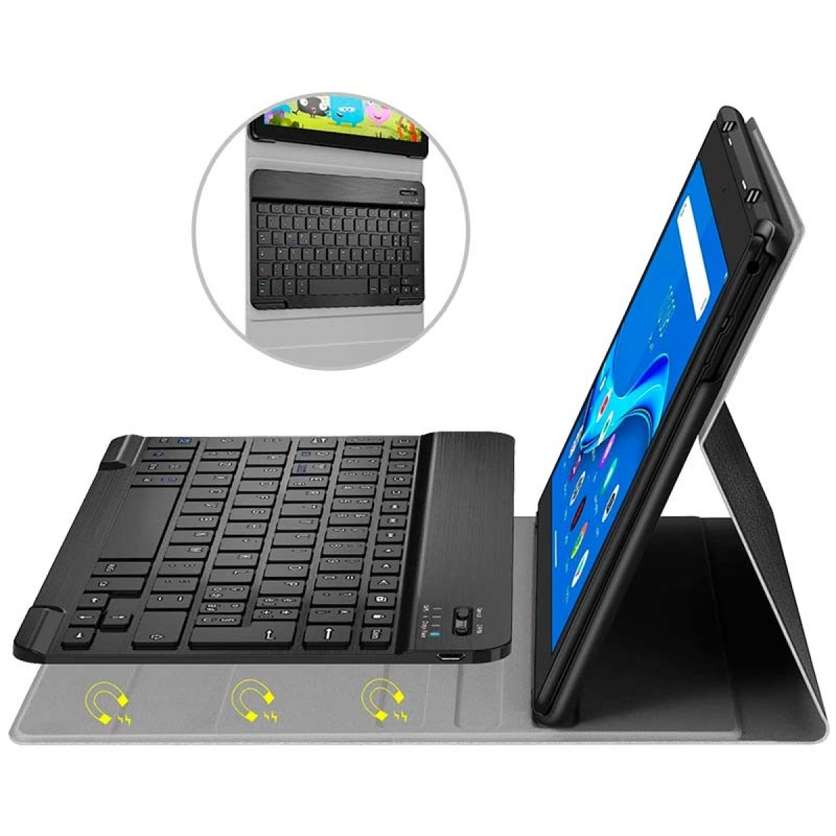 Capa com Teclado Lenovo Tab M10 10.1 X505/X605