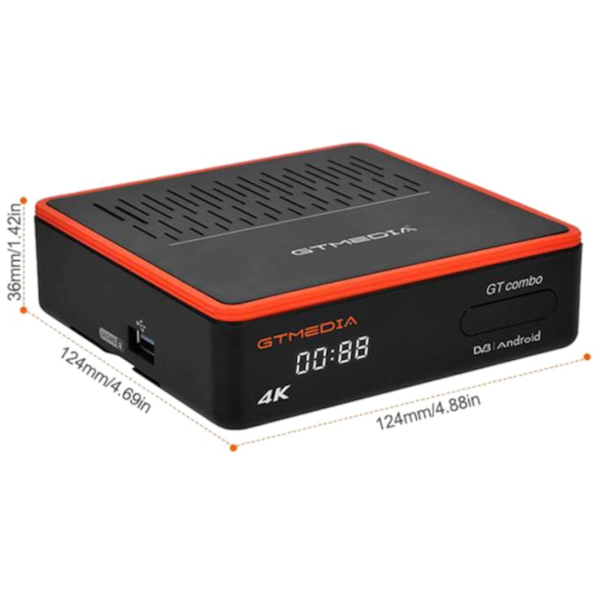 GTMedia Combo 4K Android 9.0 – Receptor de Satélite