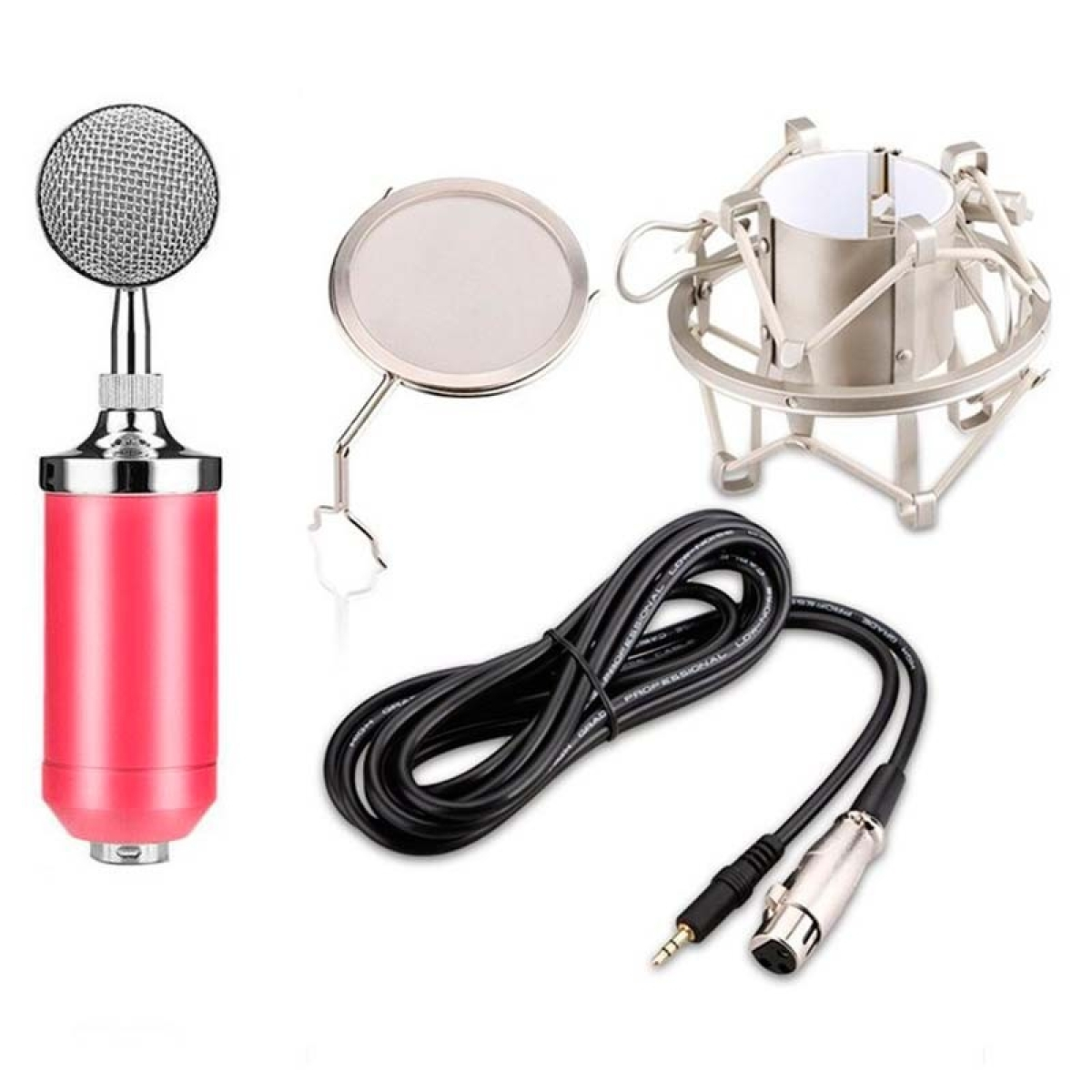 Microfone Condensador BM-8000 Streaming/Estúdio