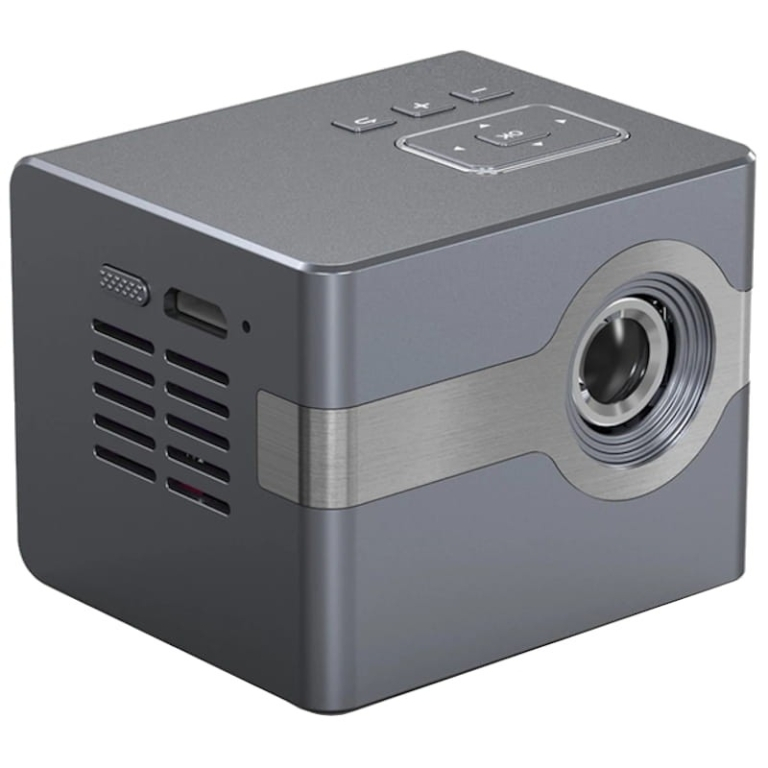 Mini Projetor DLP C50 com tripé