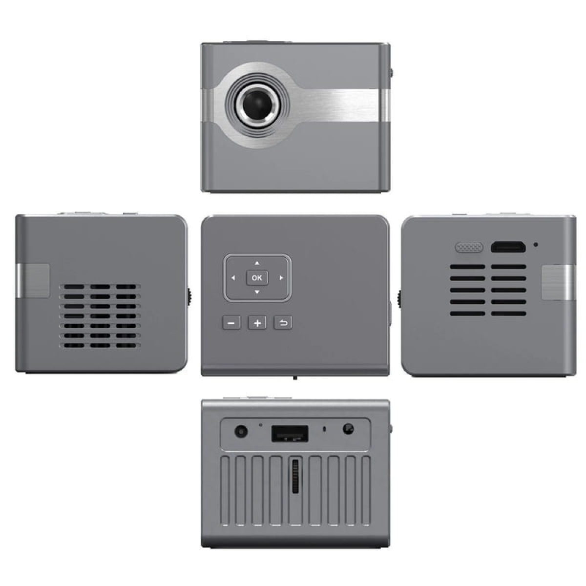 Mini Projetor DLP C50 com tripé