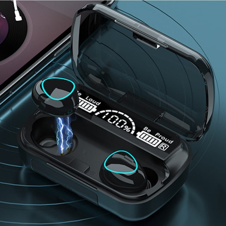 HBQ M10 Bluetooth 5.1 – Fones de ouvido intra-auriculares